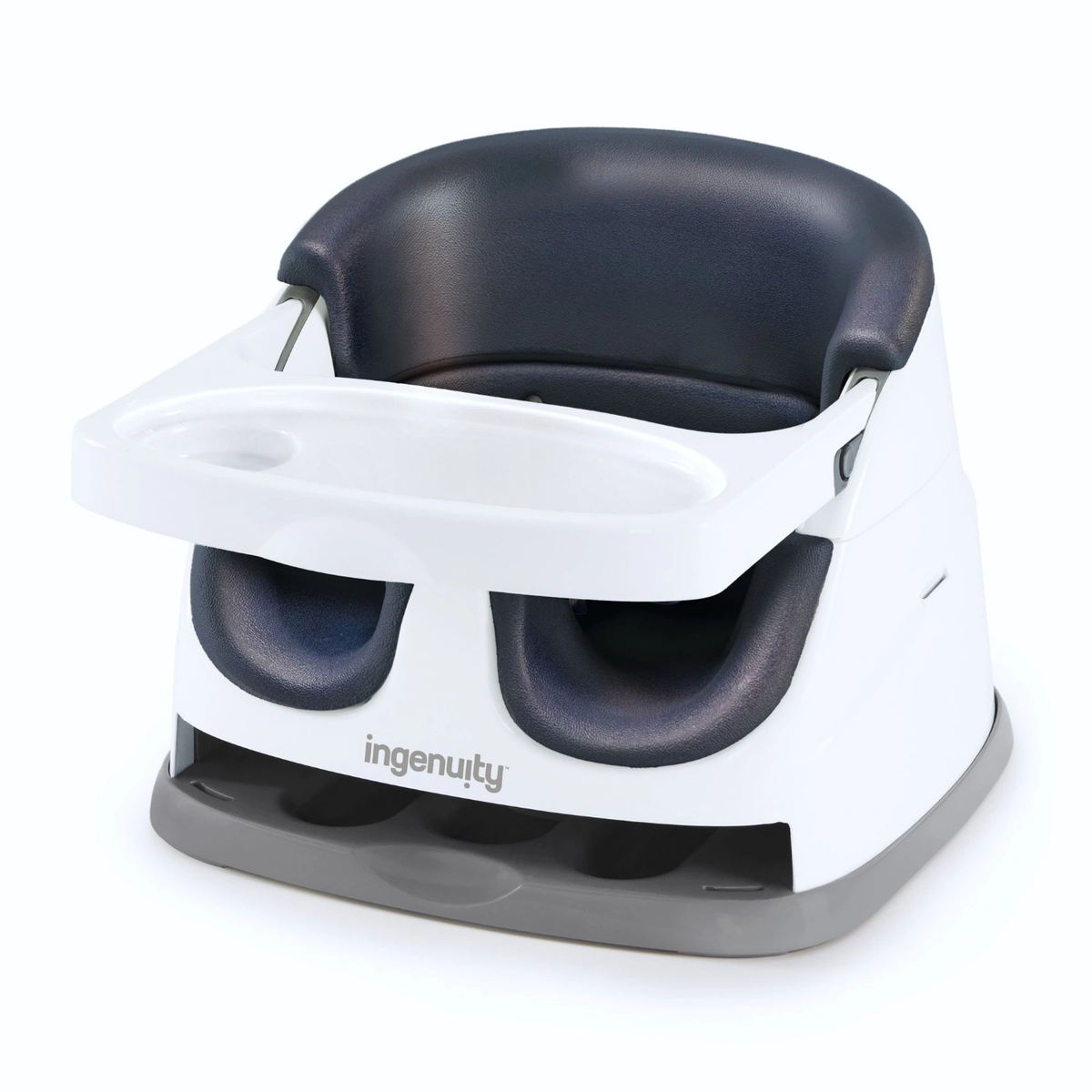 Ingenuity by Kids2 Portable Baby Booster Seat, 2-in-1 Toddler Feeding Chair & Sit-Up Floor Seat for Home, Dining & Travel