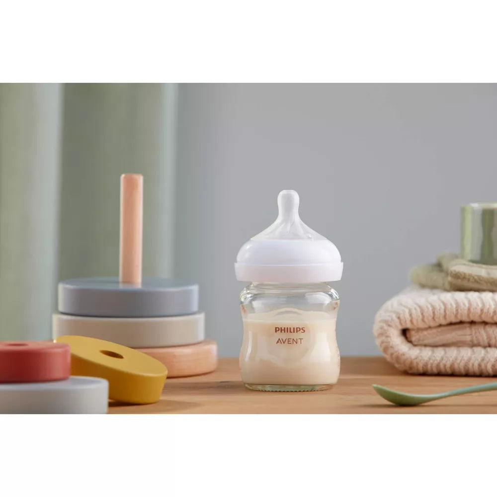 Avent Glass Natural Bottle 1pk 4oz - 0m+